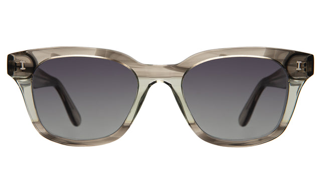 Melrose Sunglasses in Dark Elm with Grey Flat Gradient