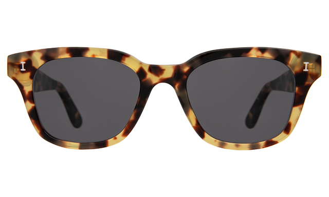 Melrose Sunglasses in Tortoise with Grey Flat