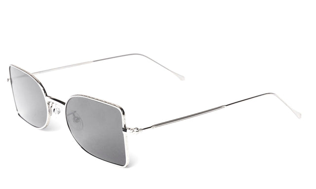 Nostrand Sunglasses side view in Silver / Grey