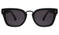 Front view of Positano Sunglasses in Black/Grey