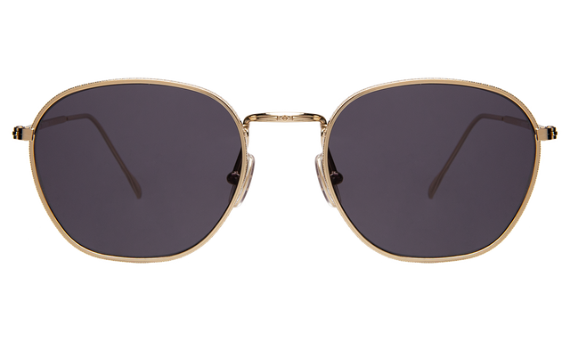 Prince Sunglasses in Rose Gold with Grey Flat