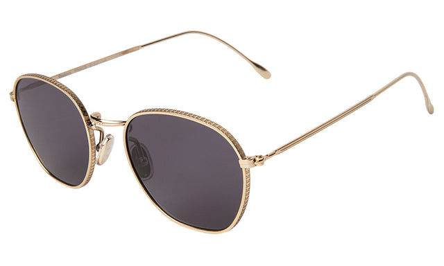 Prince Sunglasses Side Profile in Rose Gold / Grey Flat