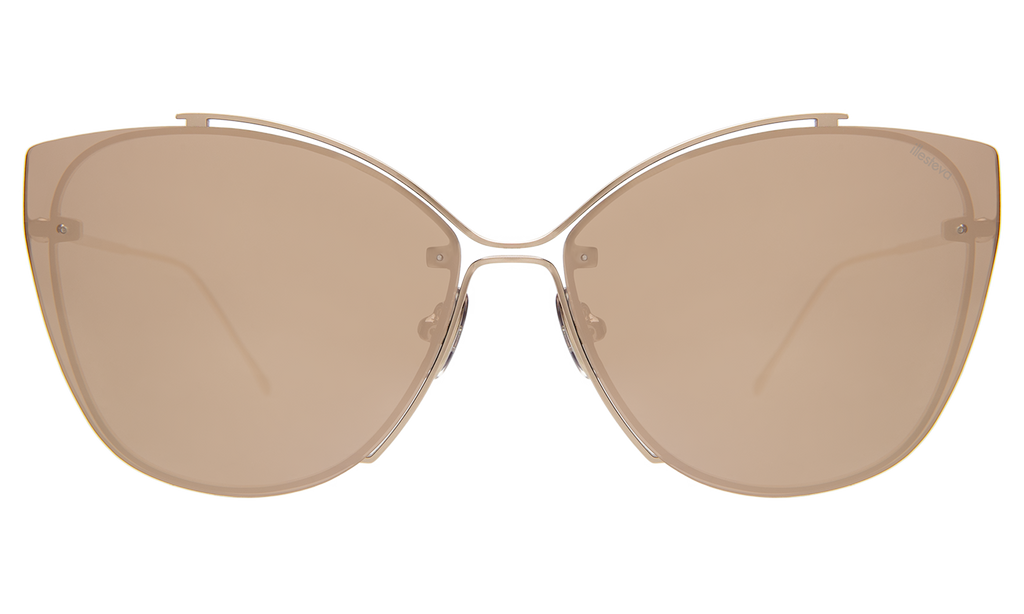 2022 Classic Three Dimensional Metal Square Illesteva Sunglasses With  Crystals On Nose Bridge CYCLONE METAL Z1700U Z01U I8VS From Ggshops, $48.82