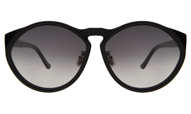 Sandie Sunglasses in Black with Grey Flat Gradient