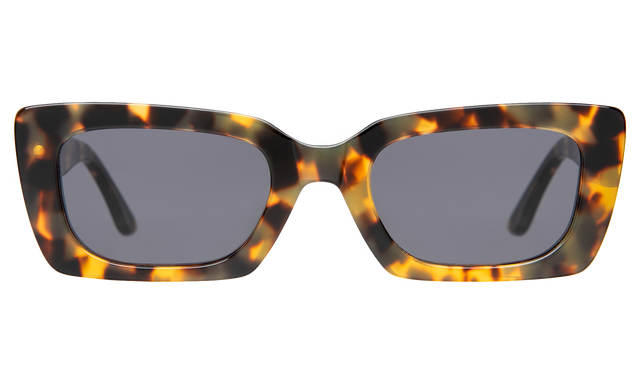 Wilson Sunglasses in Tortoise with Grey Flat