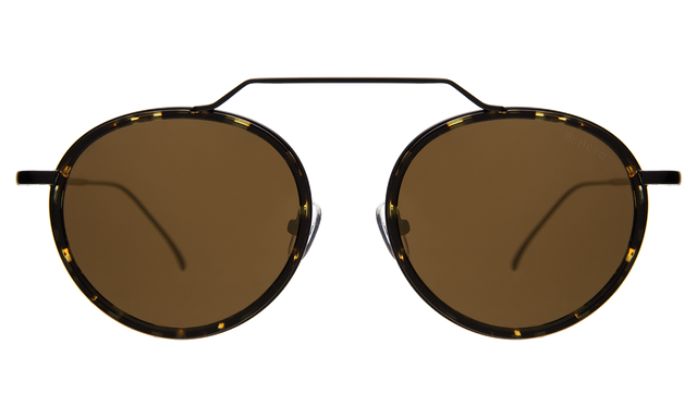  Wynwood Ace Sunglasses in Flame/Black with Gold Flat Mirror