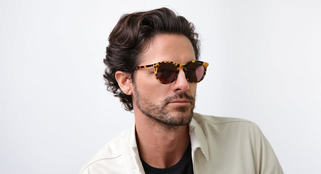 Man wearing Sterling Sunglasses in Tortoise