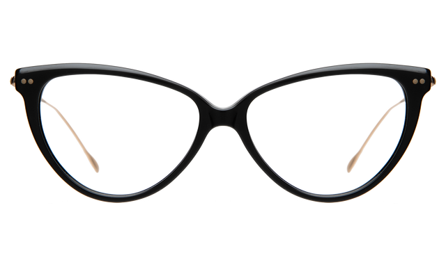 Adriana Optical front view in Black Optical