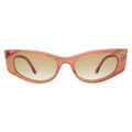 Front view of Alexa Sunglasses in Monte Rosa/Taupe Flat Gradient