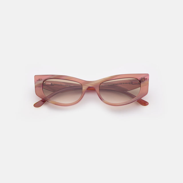 Alexa Sunglasses side view in Monte Rosa / Taupe Flat Gradient