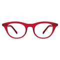 Front view of Antonella Optical in Mulberry/Optical