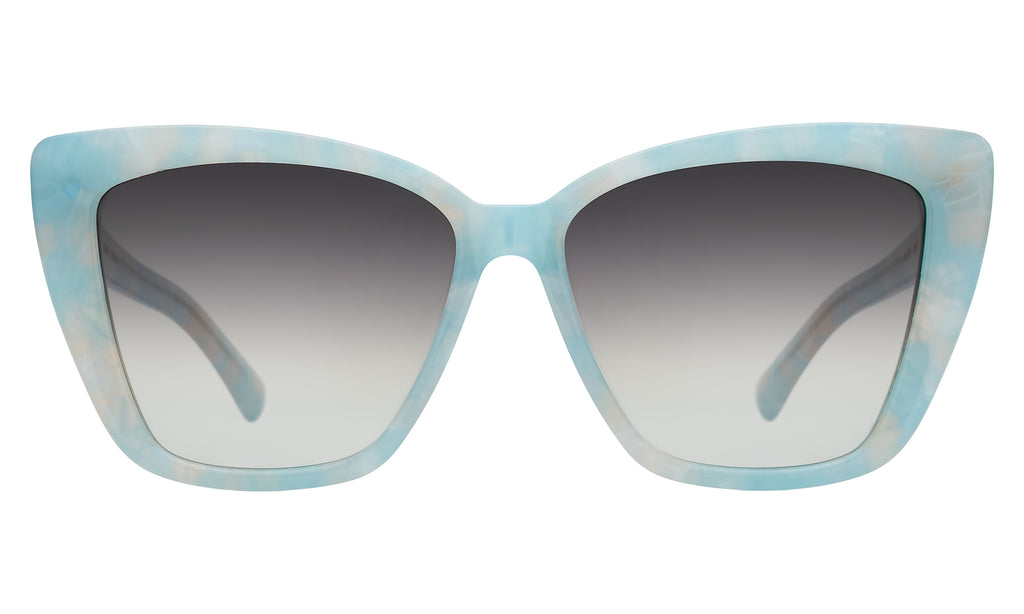 NEW ILLESTEVA women\'s barcelona sunglasses in sundae/grey flat lenses Barcelona Black/Grey Flat – blueandcream main image 4