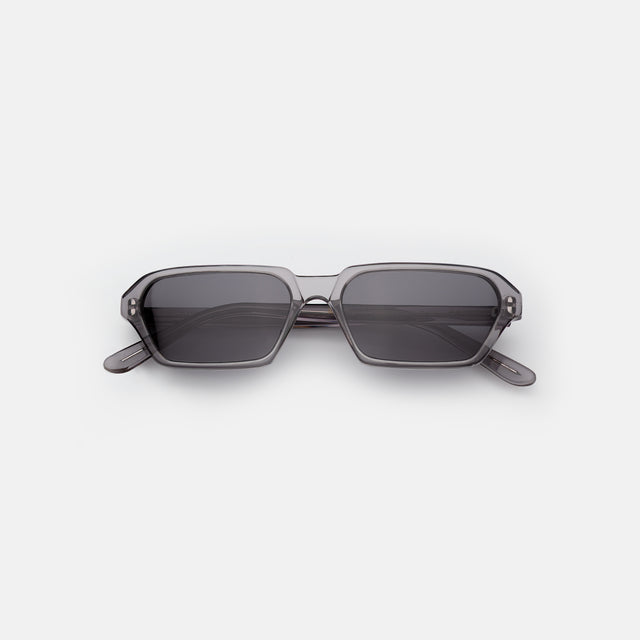 Baxter II Sunglasses side view in Mercury / Grey