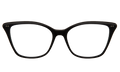 Front view of Bayard Optical in Matte Black/Optical