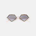 Front view of Beak Ace 53 Sunglasses in Flame/Rose Gold/Grey Flat Gradient