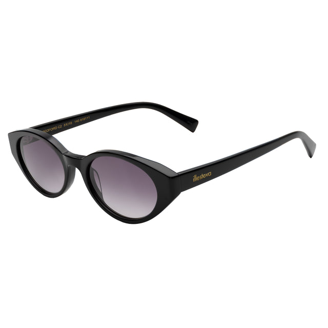 Bedford Sunglasses side view in Black / Grey Gradient