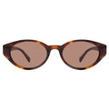 Front view of Bedford Sunglasses in Mahogany/Brown