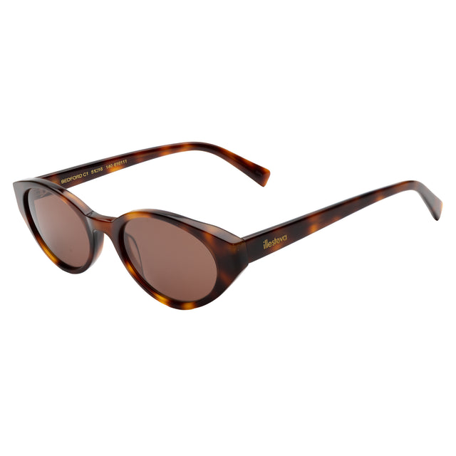Bedford Sunglasses side view in Mahogany / Brown