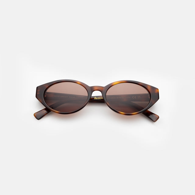 Bedford Sunglasses side view in Mahogany / Brown