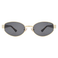 Front view of Bellagio A Sunglasses in Gold/Havana/Grey