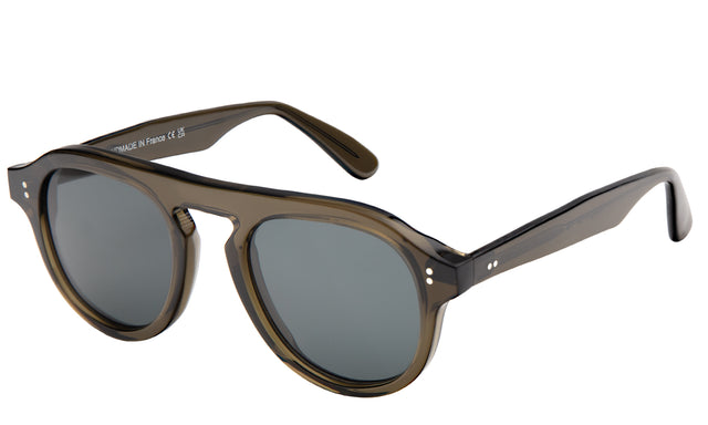 Bergen III Sunglasses side view in Green / Olive