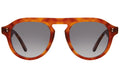 Front view of Bergen III Sunglasses in Nectar/Grey Gradient