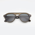 Front view of Bergen III Sunglasses in Green/Olive