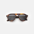 Front view of Bergen III Sunglasses in Havana/Grey