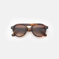 Front view of Bergen III Sunglasses in Sand/Brown Gradient