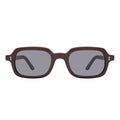 Front view of Berlin Sunglasses in Bordeaux/Grey