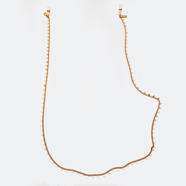 Full view of the sunglass chain Sunglass Chain side view in Caicos