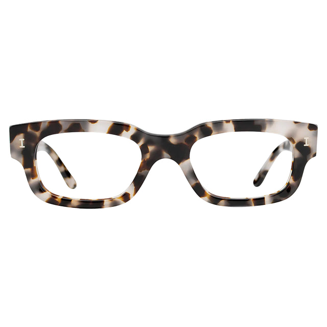 Cali Optical front view in White Tortoise Optical