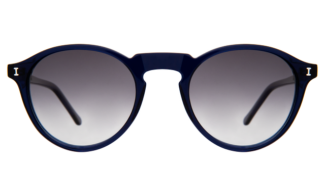 Capri Sunglasses in Navy with Grey Gradient