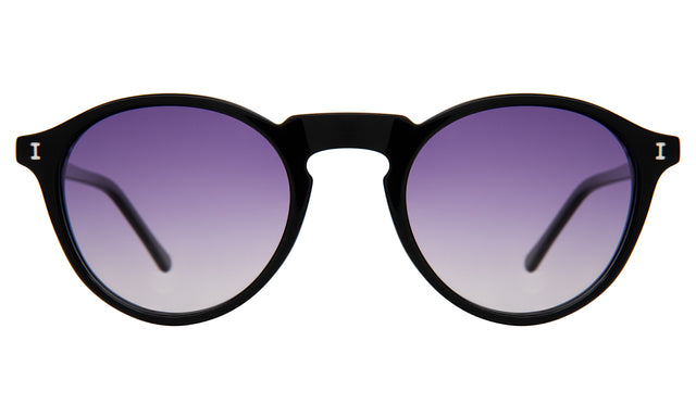 Capri Sunglasses in Black with Purple Gradient