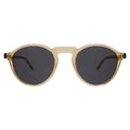 Front view of Capri Sunglasses in Citrine/Grey