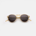 Front view of Capri Sunglasses in Citrine/Grey