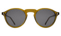 Front view of Capri Sunglasses in Moss/Grey