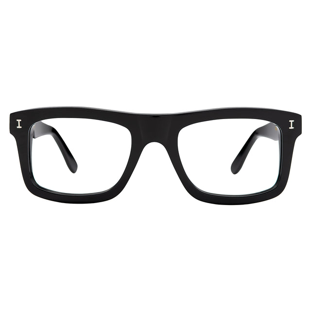 Catania Optical front view in Black Optical