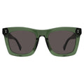 Front view of Charleston Sunglasses in Pine/Grey Flat