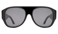 Front view of Colorado Sunglasses in Black/Grey