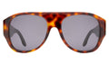 Front view of Colorado Sunglasses in Havana/Grey