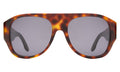 Front view of Colorado Sunglasses in Havana/Grey