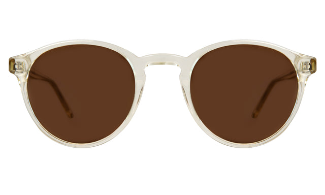 Como Sunglasses in Champagne with Brown