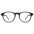Front view of Cortina Optical in Matte Black/Optical