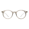 Front view of Dana Optical in Cool Grey/Silver/Optical