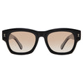 Front view of Dolomites Sunglasses in Black/Taupe Gradient