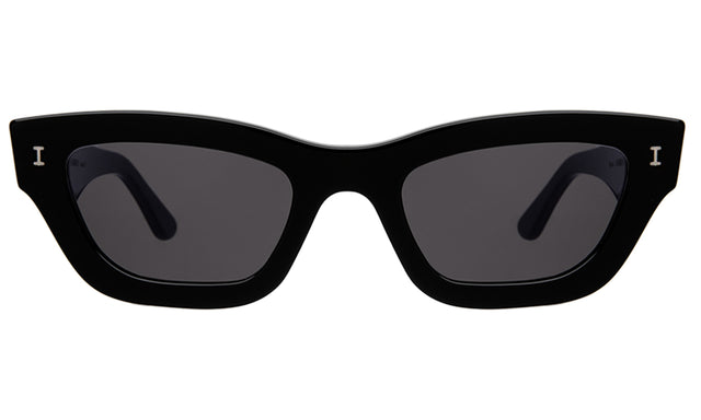 nk x illesteva Donna Sunglasses in Black/Cobalt with Grey