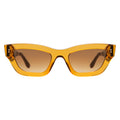 Front view of Donna Sunglasses in Cider/White Tortoise/Brown Gradient