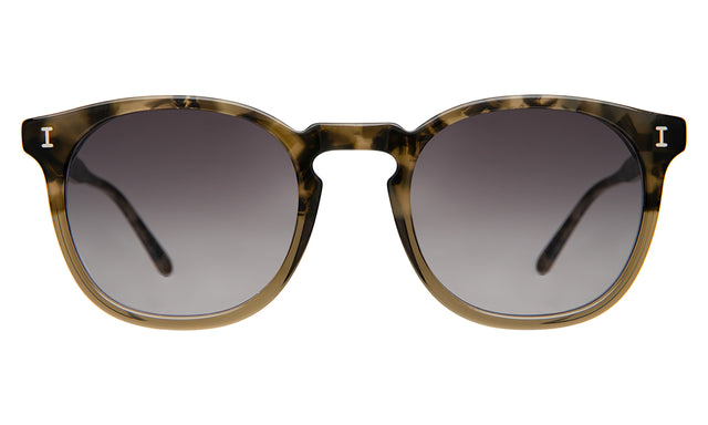 Eldridge 48 Light Sunglasses in Kale with Grey Flat Gradient