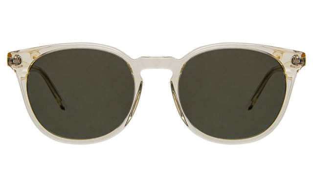 Eldridge 56 Light Sunglasses in Champagne with Olive Flat